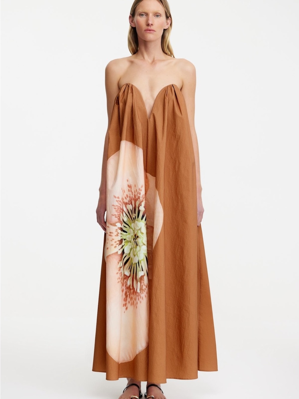 Significant Other strapless floral maxi-Anthropologie